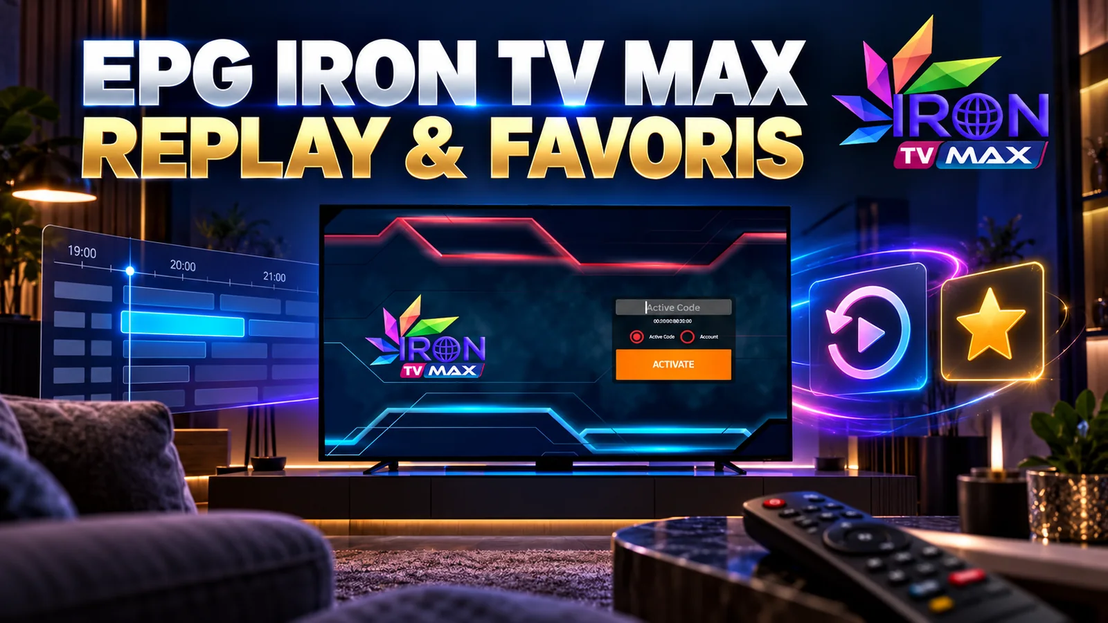 EPG IRON TV MAX