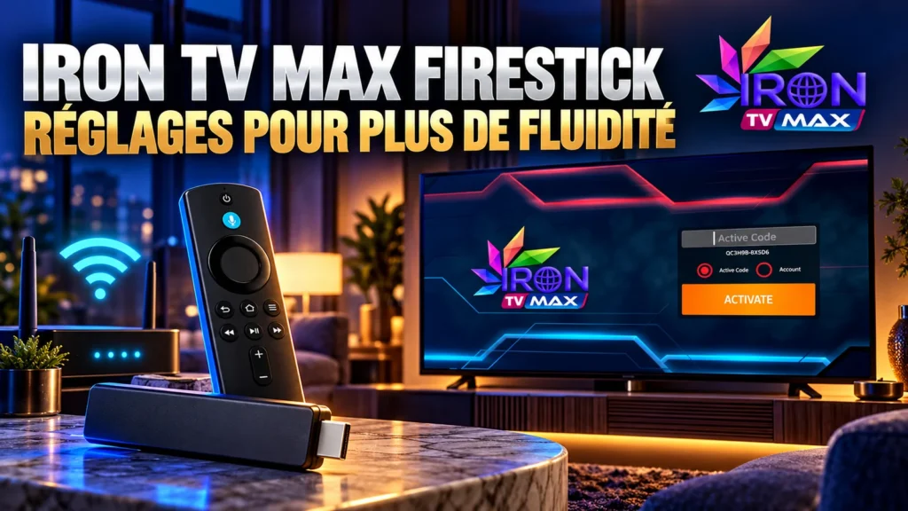 IRON TV MAX sur Firestick