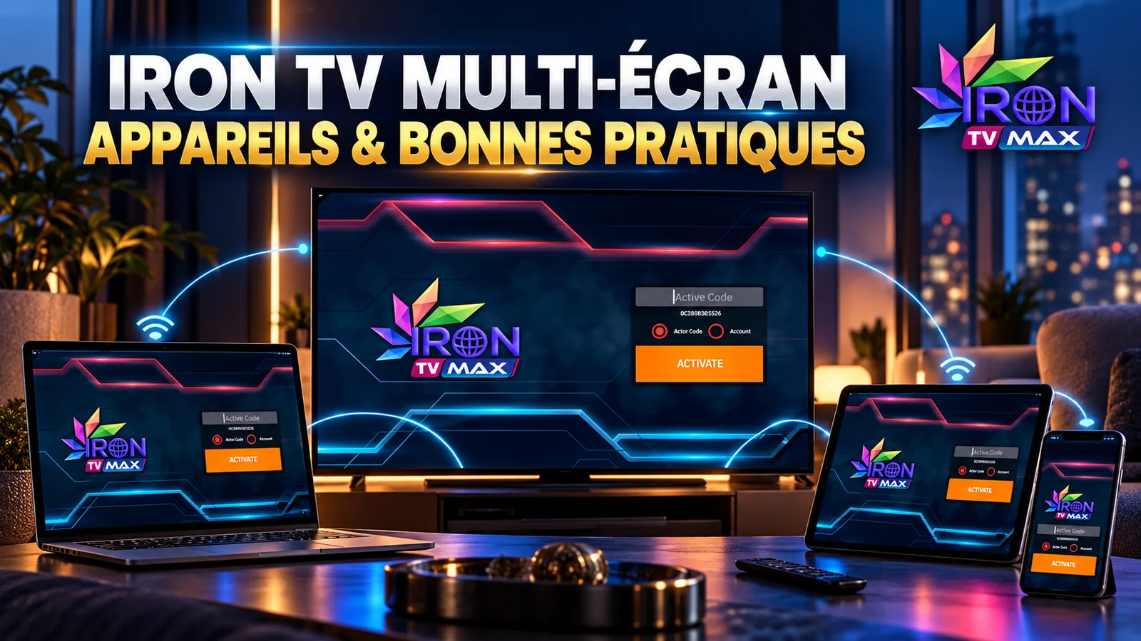 IRON TV multi-écran