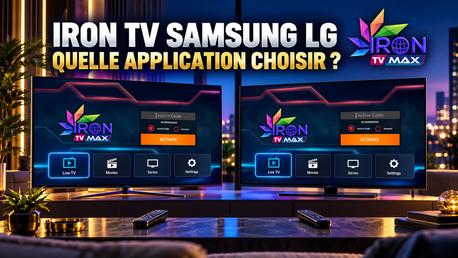 IRON TV Samsung LG