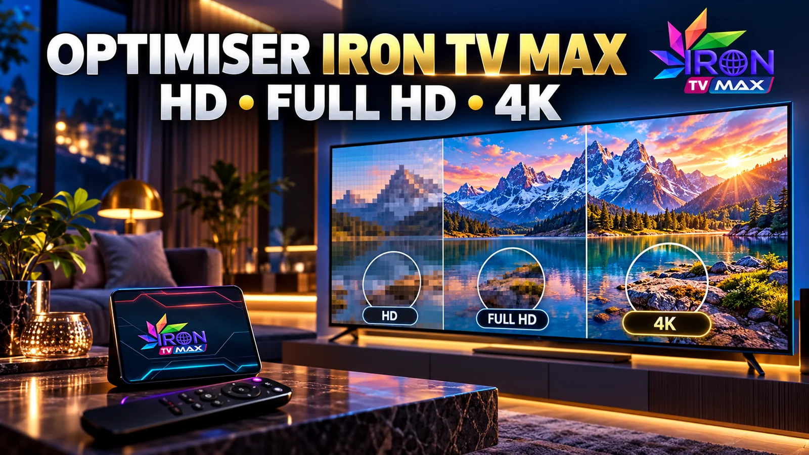 optimiser IRON TV MAX